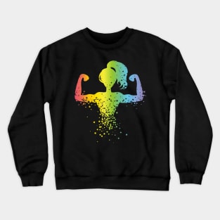 autism awareness lady sketch Crewneck Sweatshirt